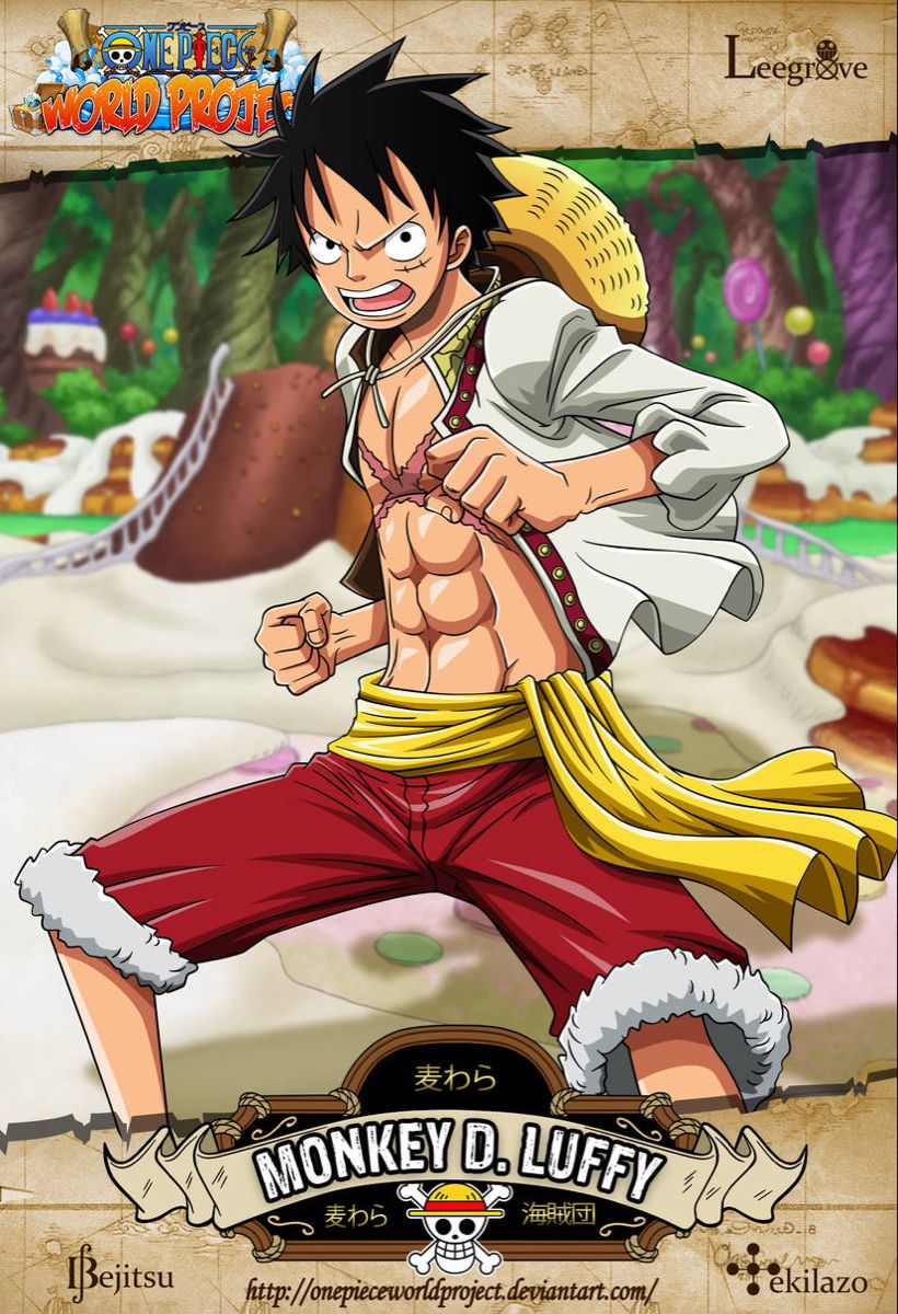 Luffy profile card