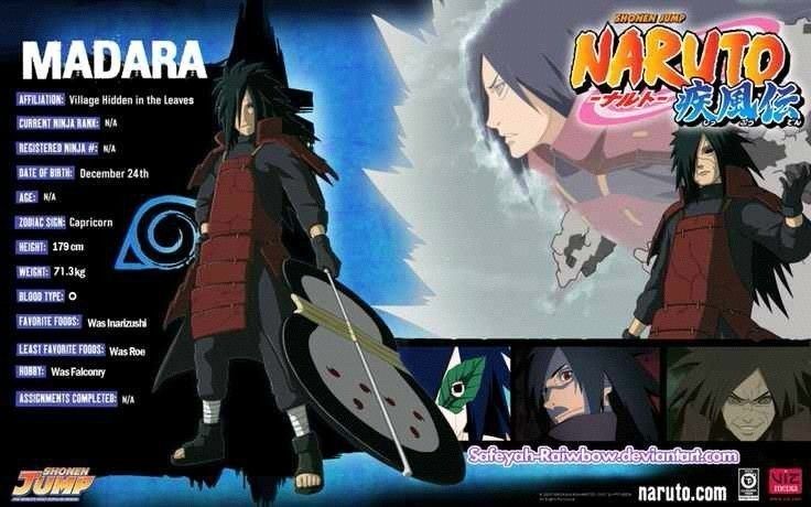 madara profile card