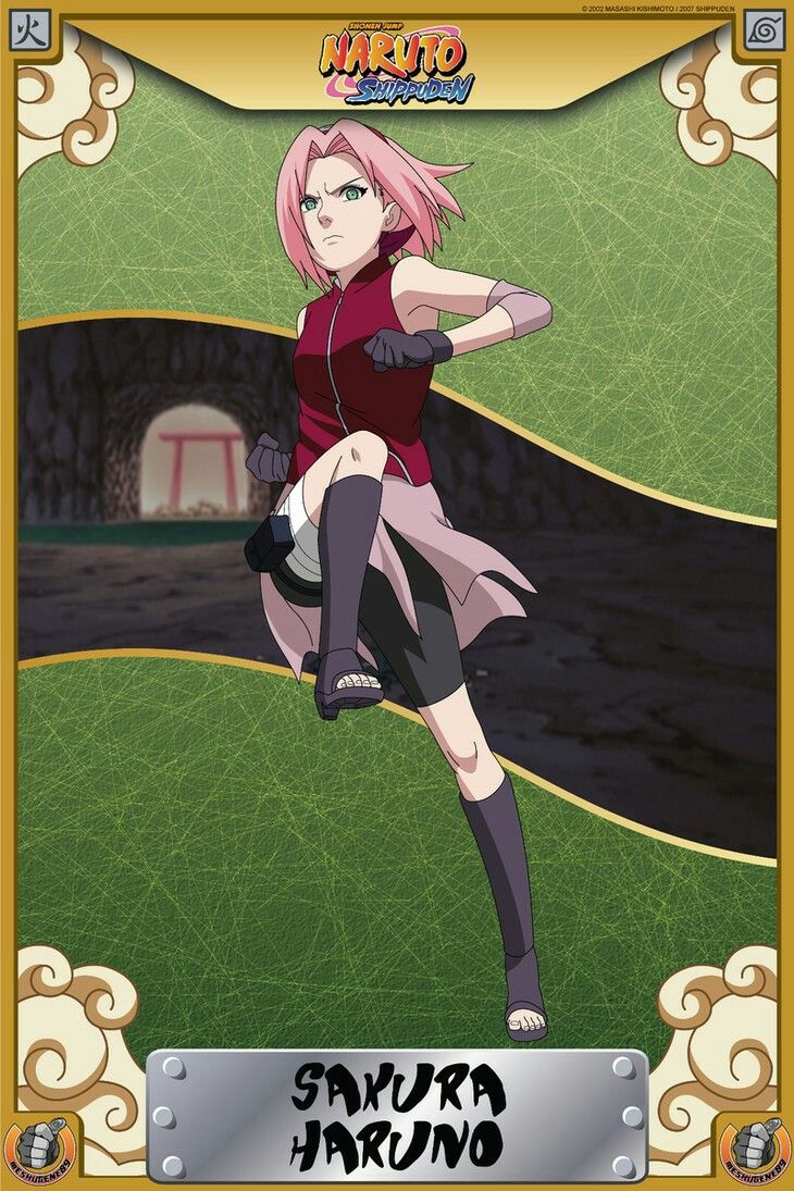 sakura profile card